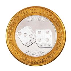 .999 Silver McCarran International Airport Las Vegas, NV $10 Limited Gaming Token