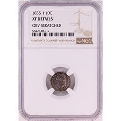 1835 Capped Bust Half Dime Coin NGC XF Details