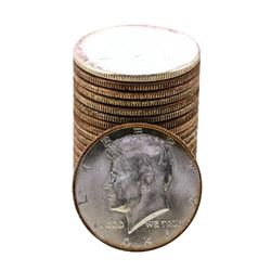 Roll of (20) Brilliant Uncirculated 1964 Kennedy Half Dollar Coins
