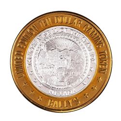 .999 Silver Bally's Las Vegas, Nevada $10 Casino Limited Edition Gaming Token