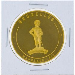 1958 Belgium World's Fair Gold Medal