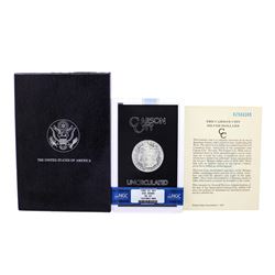 1882-CC $1 Morgan Silver Dollar Coin GSA Hoard Uncirculated NGC MS63 w/Box & COA