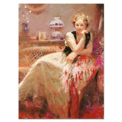 Pino (1939-2010) "A Pause" Limited Edition Giclee on Canvas