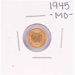 1945 Mexico Dos Pesos Gold Coin