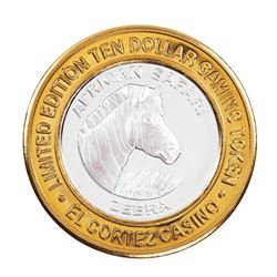 .999 Fine Silver El Cortez Hotel & Casino Las Vegas $10 Limited Edition Gaming Token