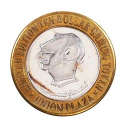 .999 Silver Plaza Hotel & Casino Nevada $10 Gaming Token Limited Edition
