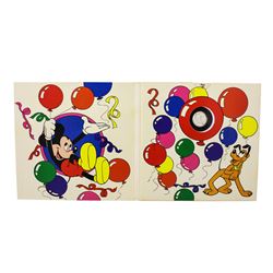 Rarities Mint Disney Mickey "Happy Birthday" 1/10 oz. .999 Fine Silver Round