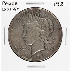 1921 $1 Peace Silver Dollar Coin