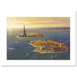 Alexander Chen "Ellis Island, Fall" Limited Edition Serigraph