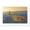Image 1 : Alexander Chen "Ellis Island, Fall" Limited Edition Serigraph
