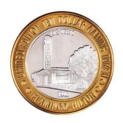 .999 Fine Silver Flamingo Casino Las Vegas, NV $10 Limited Edition Gaming Token