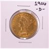Image 1 : 1906-D $10 Liberty Head Eagle Gold Coin