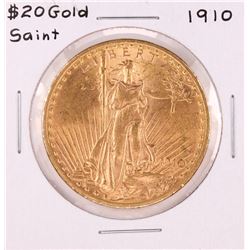 1910 $20 Saint Gaudens Double Eagle Gold Coin