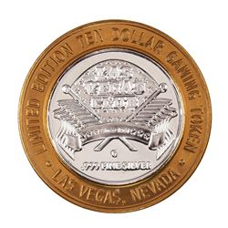 .999 Silver Las Vegas, Nevada Club $10 Casino Limited Edition Gaming Token
