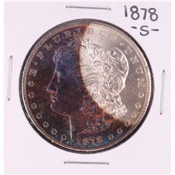 1878-S $1 Morgan Silver Dollar Coin Nice Toning