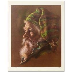 Virginia Dan (1922-2014) "Fisherman" Limited Edition Lithograph