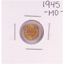 1945 Mexico Dos Pesos Gold Coin