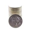 Image 1 : Roll of (20) Brilliant Uncirculated 1922 $1 Peace Silver Dollar Coins