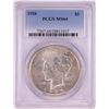 Image 1 : 1926 $1 Peace Silver Dollar Coin PCGS MS64