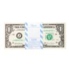 Image 1 : Pack of (100) Consecutive 2017 $1 Federal Reserve STAR Notes Kansas City