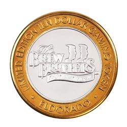 .999 Silver Eldorado Hotel and Casino $10 Casino Gaming Token Limited Edition