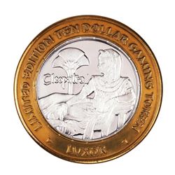 .999 Silver Luxor Las Vegas Nevada $10 Casino Limited Edition Gaming Token