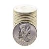 Image 1 : Roll of (20) Brilliant Uncirculated 1960 Franklin Half Dollar Coins