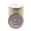 Image 2 : Roll of (20) Brilliant Uncirculated 1960 Franklin Half Dollar Coins