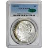 Image 2 : 1881-S $1 Morgan Silver Dollar Coin PCGS MS64 CAC Amazing Toning
