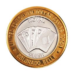 .999 Silver Colorado Belle Laughlin, Nevada $10 Casino Limited Edition Gaming Token