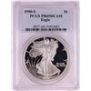Image 1 : 1990-S $1 Proof American Silver Eagle Coin PCGS PR69DCAM