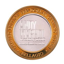 .999 Fine Silver Bellagio Las Vegas, NV $10 Limited Edition Gaming Token
