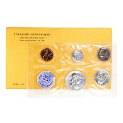 1958 (5) Coin Proof Set in Original Envelope