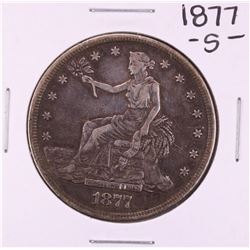 1877-S $1 Trade Silver Dollar Coin