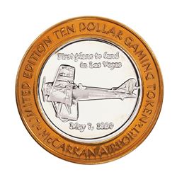 .999 Silver McCarran International Airport Las Vegas, NV $10 Limited Gaming Token