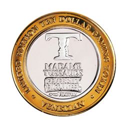 .999 Silver The Venetian Las Vegas Nevada $10 Casino Limited Edition Gaming Token