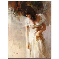 Pino (1939-2010) "White Rhapsody" Limited Edition Giclee on Canvas