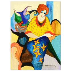 Itzchak Tarkay (1935-2012) "Tarkay Original" Original Arylic Painting