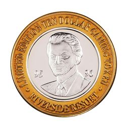 .999 Fine Silver Riverside Casino Laughlin, NV $10 Limited Edition Gaming Token