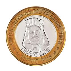 .999 Silver Buffalo Bills Resort & Casino Primm, NV $10 Limited Edition Gaming Token