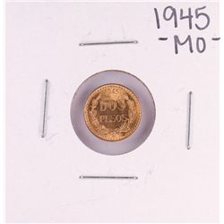 1945 Mexico Dos Pesos Gold Coin