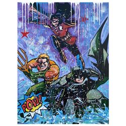 Jozza "Batman" Original Mixed Media on Canvas