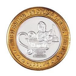 .999 Silver Harrah's Casino Reno Nevada $10 Casino Limited Edition Gaming Token