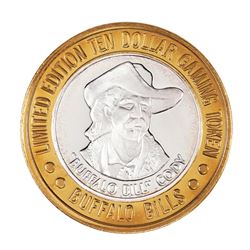 .999 Silver Buffalo Bills Resort & Casino Primm, NV $10 Limited Edition Gaming Token