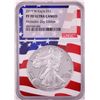 Image 1 : 2019-W $1 Proof American Silver Eagle Coin NGC PF70 Ultra Cameo Memorial Day Flag Core