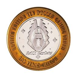.999 Silver Hilton Las Vegas, Nevada $10 Casino Limited Edition Gaming Token