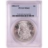Image 1 : 1884-CC $1 Morgan Silver Dollar Coin PCGS MS62