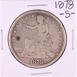 1878-S $1 Trade Silver Dollar Coin