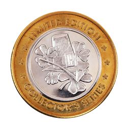 .999 Fine Silver Fitzgerald's Casino Tunica, MS $10 Limited Edition Gaming Token