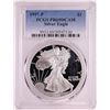 Image 1 : 1997-P $1 Proof American Silver Eagle Coin PCGS PR69DCAM